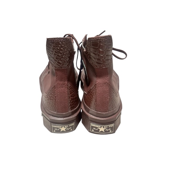 Converse Women's Chuck 70 De Luxe Squared Croc-embossed Leather Limited Size 8.5 - Picture 6 of 8